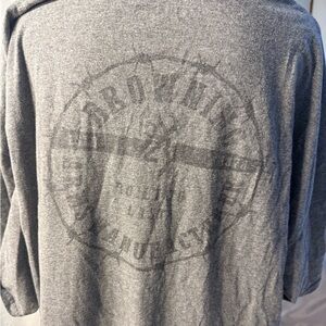 Browning Gray Long Sleeve Men's Tee